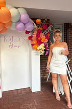 Load image into Gallery viewer, Designer Dress Hire Perth | Kylies Kloset Perth.  Hire dresses for School Balls, Race Day or a Wedding Luxury Clutches and Headpieces also available to rent.