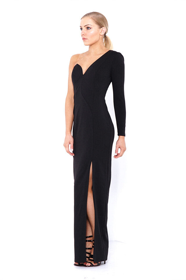 SHAY ONE SHOULDER GOWN by Bariano